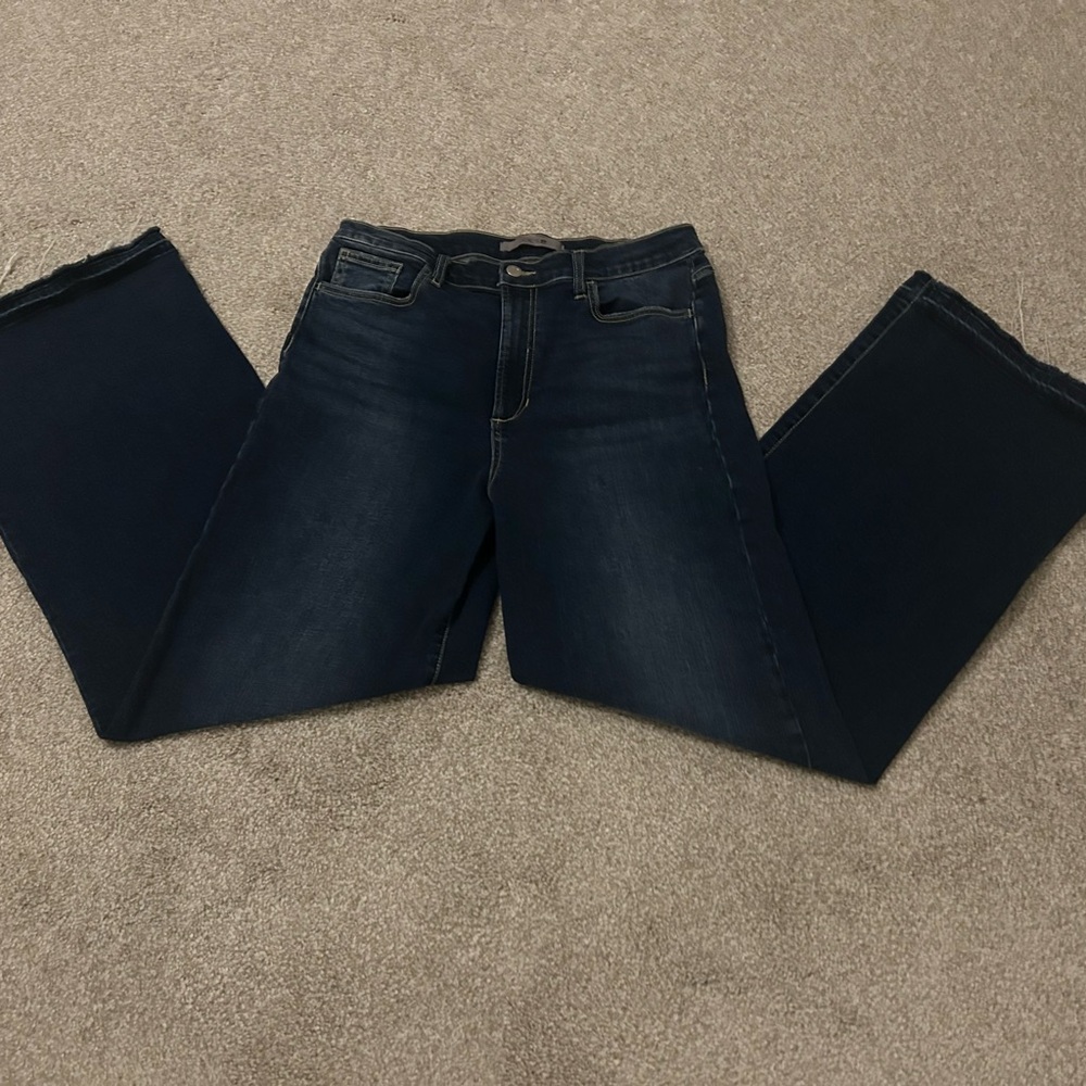 JOE’S Dark Wash Wide Leg Womens Jeans - Dark Blue